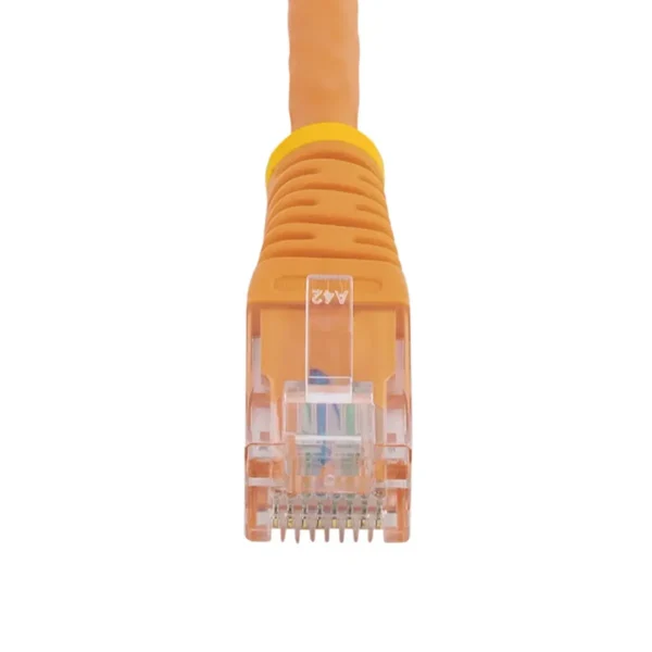 StarTech.com Cat5e Patch Cable with Molded RJ45 Connectors – 15 ft. – Orange