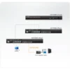 ATEN KH1508A KVM switch Rack mounting Black