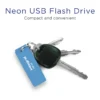 Integral 32GB USB3.0 DRIVE NEON BLUE UP TO R-100 W-30 MBS