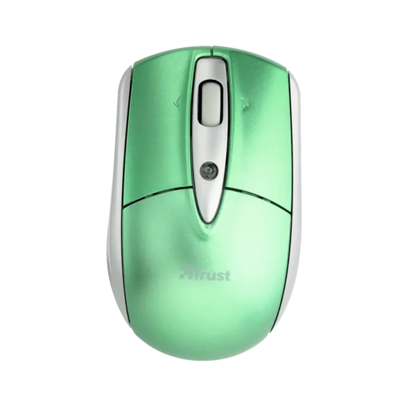 Trust Retractable Laser Mini for Mac – Green mouse USB Type-A 1600 DPI