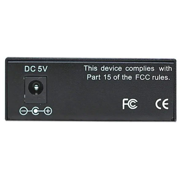 Intellinet Fast Ethernet Media Converter, 10/100Base-Tx to 100Base-Fx (SC) Multi-Mode, 2 km (1.24 mi)