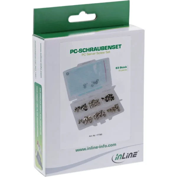InLine PC Server Screw Set 83pcs.