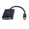 StarTech.com Mini DisplayPort to VGA Adapter – Active Mini DP to VGA Converter – 1080p Video – VESA Certified – mDP or Thunderbolt 1/2 Mac/PC to VGA Monitor/Display – mDP 1.2 to VGA Dongle