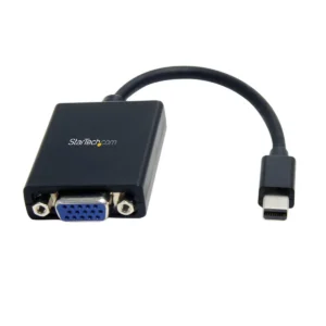 StarTech.com Mini DisplayPort to VGA Adapter – Active Mini DP to VGA Converter – 1080p Video – VESA Certified – mDP or Thunderbolt 1/2 Mac/PC to VGA Monitor/Display – mDP 1.2 to VGA Dongle
