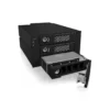 ICY BOX IB-553SSK 2x 5.25″ Storage drive tray Black