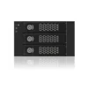 ICY BOX IB-553SSK 2x 5.25″ Storage drive tray Black
