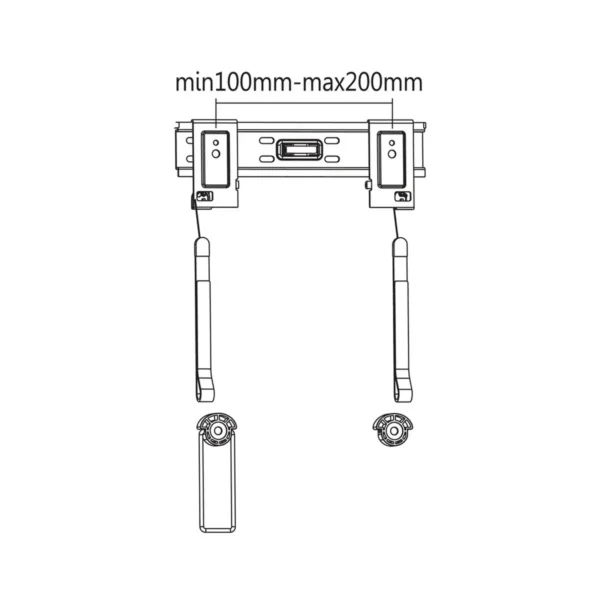 Neomounts LED wall mount