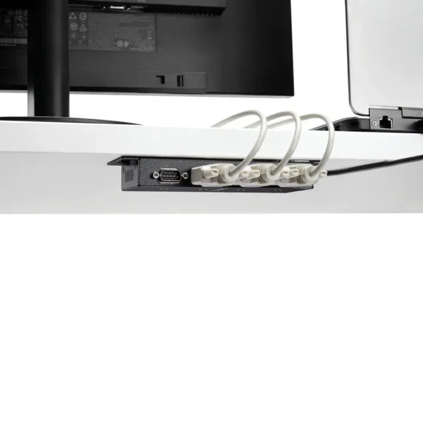 StarTech.com 4 Port USB to DB9 RS232 Serial Adapter Hub - Industrial DIN Rail and Wall Mountable