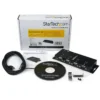 StarTech.com 4 Port USB to DB9 RS232 Serial Adapter Hub - Industrial DIN Rail and Wall Mountable