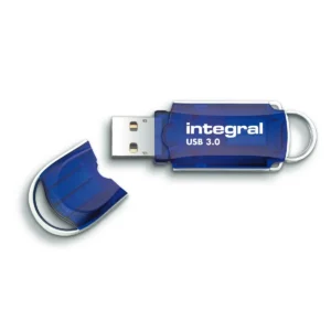 Integral 8GB USB3.0 DRIVE COURIER BLUE UP TO R-80 W-10 MBS