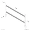 Neomounts FPMA-DTB200 Toolbar desk rail 10-24″