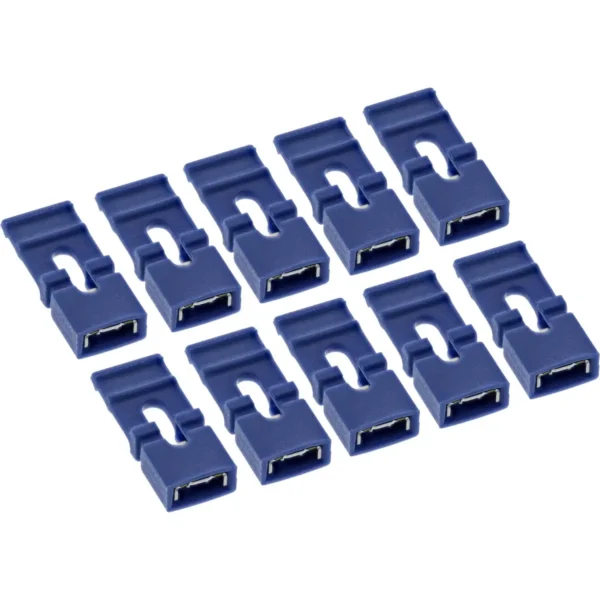 InLine Jumpers w. flap 10 pcs for vintage PC/Server boards and interface cards