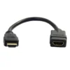 StarTech.com 6 in HDMI Extension Cable – Short HDMI Cable Male to Female – 4K HDMI Cable Extender – 4K 30Hz UHD HDMI Port Saver M/F – High Speed HDMI 1.4 – 28AWG – HDMI Dongle Extender