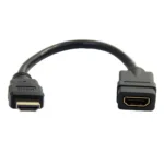 StarTech.com 6 in HDMI Extension Cable – Short HDMI Cable Male to Female – 4K HDMI Cable Extender – 4K 30Hz UHD HDMI Port Saver M/F – High Speed HDMI 1.4 – 28AWG – HDMI Dongle Extender