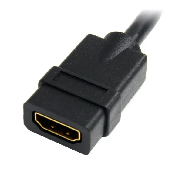 StarTech.com 6 in HDMI Extension Cable – Short HDMI Cable Male to Female – 4K HDMI Cable Extender – 4K 30Hz UHD HDMI Port Saver M/F – High Speed HDMI 1.4 – 28AWG – HDMI Dongle Extender