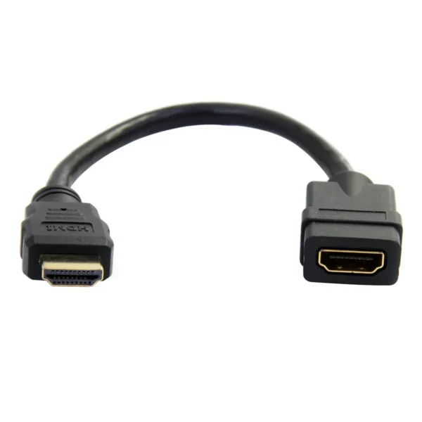 StarTech.com 6 in HDMI Extension Cable – Short HDMI Cable Male to Female – 4K HDMI Cable Extender – 4K 30Hz UHD HDMI Port Saver M/F – High Speed HDMI 1.4 – 28AWG – HDMI Dongle Extender