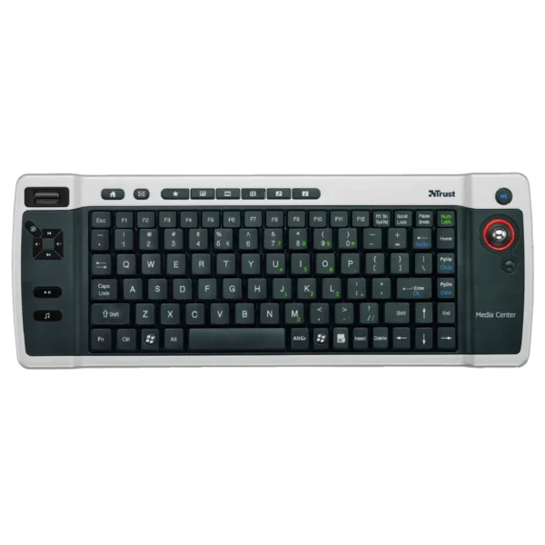 Trust 15035 keyboard Office RF Wireless UK International Grey, Silver