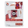 Trust 4 Port USB 2.0 Micro Hub – Red