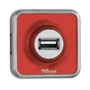 Trust 4 Port USB 2.0 Micro Hub – Red