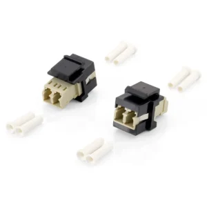 Equip Fiber Optic Keystone Adapter, LC Duplex