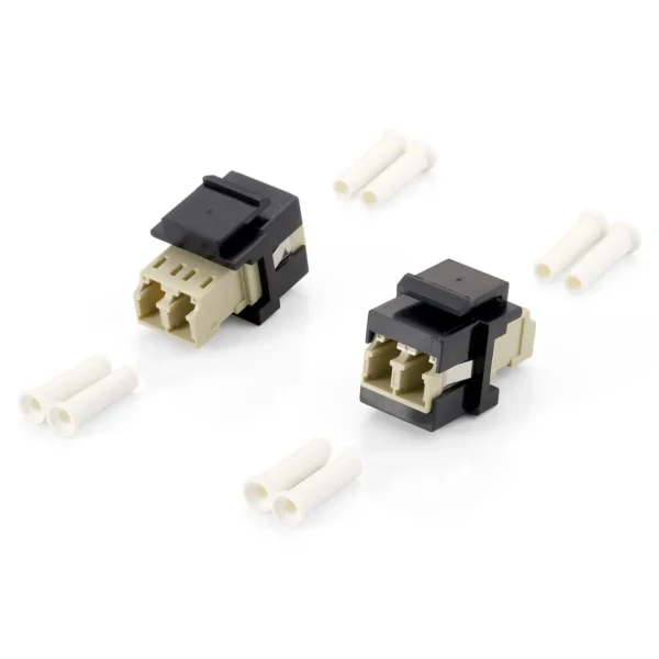 Equip Fiber Optic Keystone Adapter, LC Duplex