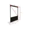 Multibrackets M 1:1 Portable Projection Screen 120×120, 67″