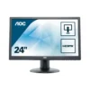 AOC 60 Series E2460PHU computer monitor 61 cm (24″) 1920 x 1080 pixels Full HD LCD Black