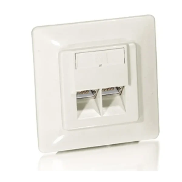 Equip Cat.6 German Modular Faceplate