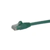 StarTech.com 10ft CAT6 Ethernet Cable – Green CAT 6 Gigabit Ethernet Wire -650MHz 100W PoE RJ45 UTP Network/Patch Cord Snagless w/Strain Relief Fluke Tested/Wiring is UL Certified/TIA