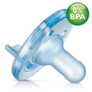 Philips AVENT SCF190/03 baby pacifier Silicone Blue, Transparent