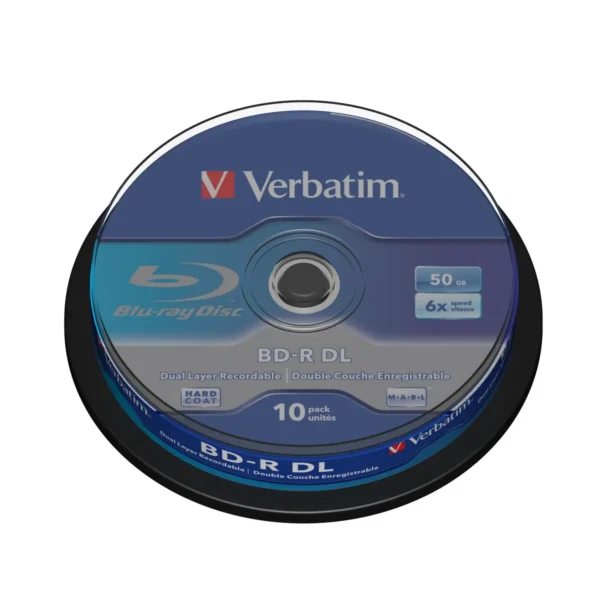 Verbatim 43746 blank Blu-Ray disc BD-R 50 GB 10 pc(s)