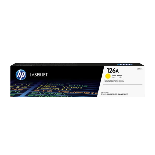 HP 126A Yellow Original LaserJet Toner Cartridge