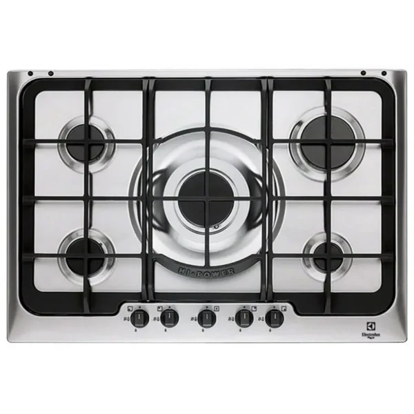 Electrolux PX750OV hob Black, Stainless steel Built-in Gas 5 zone(s)