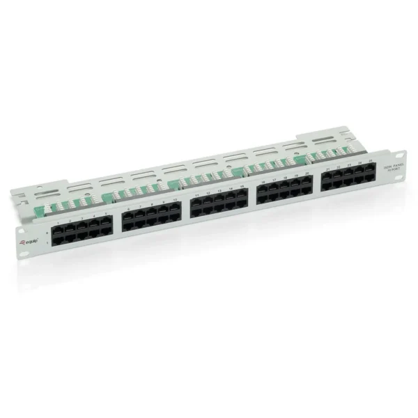 Equip 50-Port Cat.3 RJ45 ISDN Patch Panel, Light grey