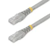 StarTech.com 20ft CAT6 Ethernet Cable – Gray CAT 6 Gigabit Ethernet Wire -650MHz 100W PoE RJ45 UTP Molded Network/Patch Cord w/Strain Relief/Fluke Tested/Wiring is UL Certified/TIA