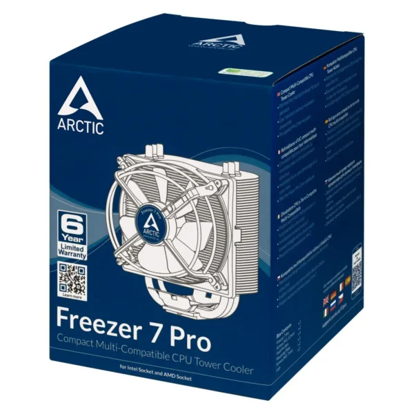 ARCTIC Freezer 7 PRO – CPU Cooler for AMD & Intel