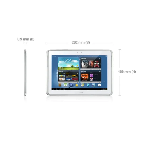 Samsung Galaxy Note 10.1 Samsung Exynos 16 GB 25.6 cm (10.1″) 2 GB Wi-Fi 4 (802.11n) Android White