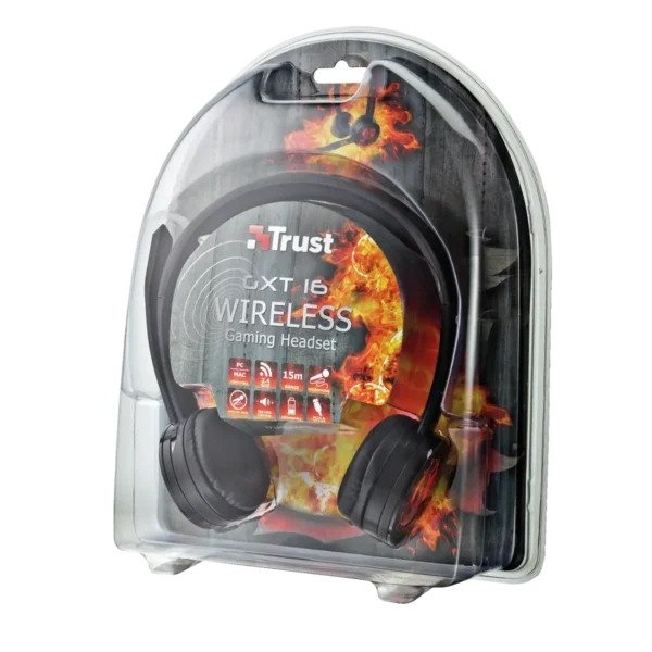 Trust GXT 16 Headset Wireless Head-band Gaming Black