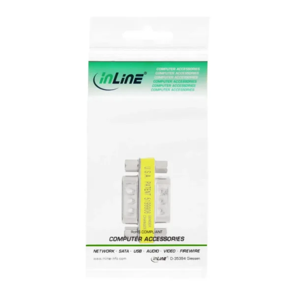 InLine Gender Changer Serial Adapter DB9 male / male