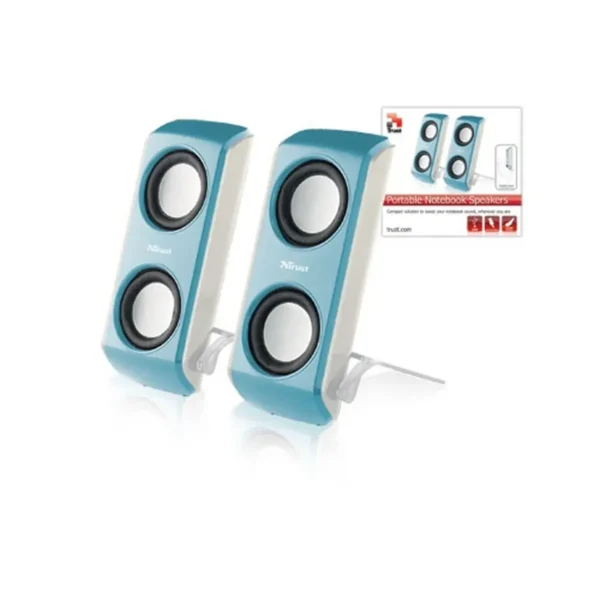 Trust Portable Notebook Speakers Blue