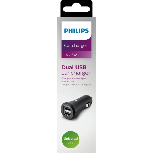 Philips Dual USB car charger DLP2259/10
