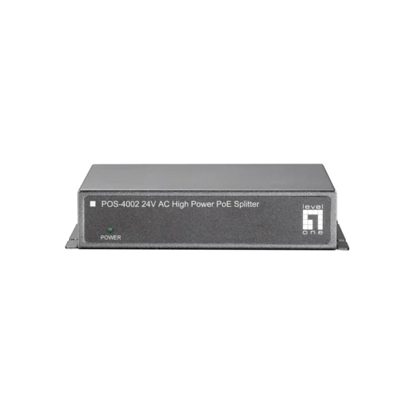 LevelOne Fast Ethernet High Power PoE Splitter, 24V AC Output