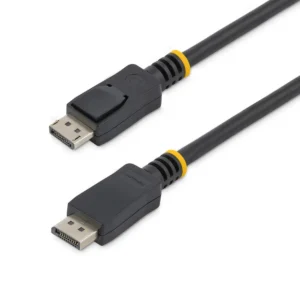 StarTech.com 15ft (5m) DisplayPort 1.2 Cable – 4K x 2K Ultra HD VESA Certified DisplayPort Cable – DP to DP Cable for Monitor – DP Video/Display Cord – Latching DP Connectors