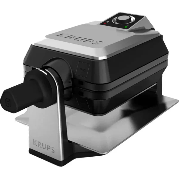 Krups FDD95D 2 waffle(s) 1200 W Black, Stainless steel