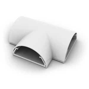 Multibrackets M Cable Cover T Joint 33mm White
