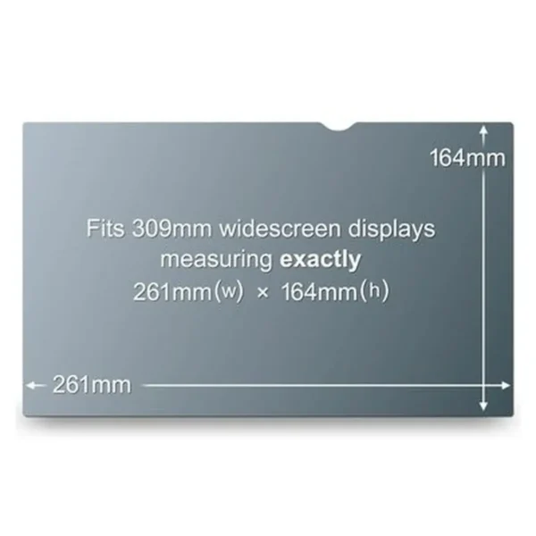 3M Black Privacy Filter for Notebooks PF12.1W