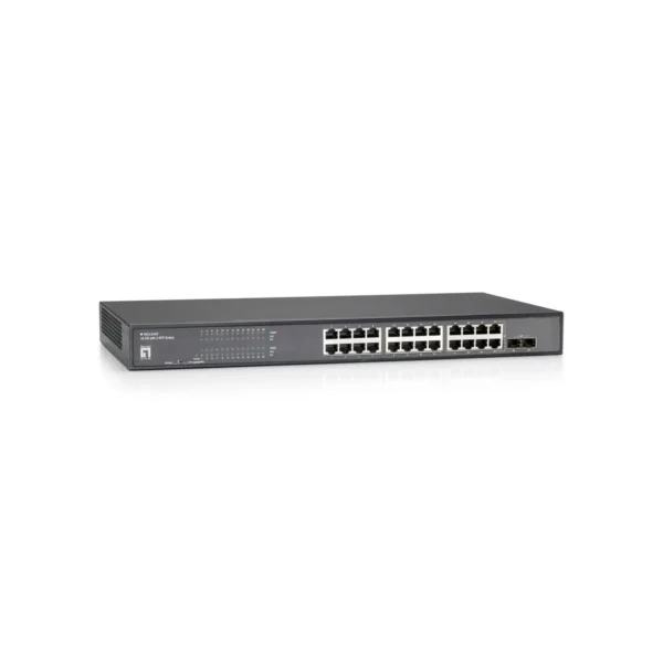 LevelOne 26-Port Gigabit Switch, 2 x SFP