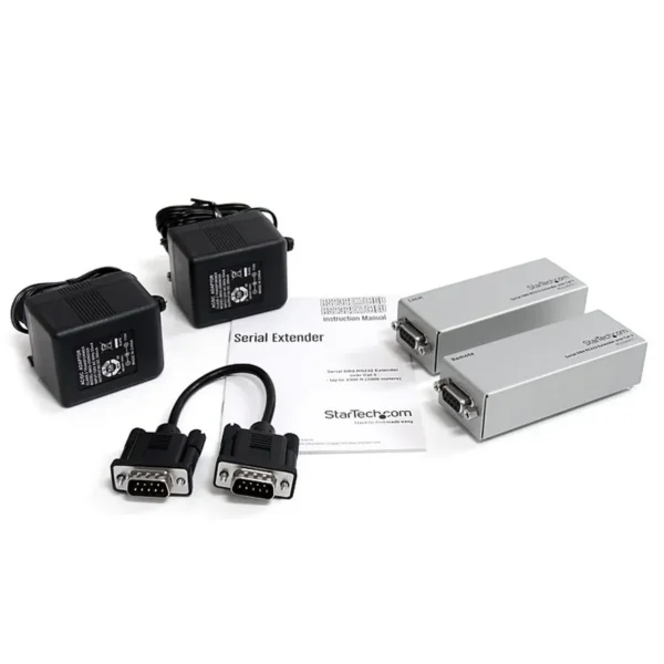 StarTech.com Serial DB9 RS232 Extender over Cat 5 – Up to 3300 ft (1000 meters)