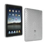 Trust Silicone Skin for iPad1 – transparent white Transparent, White