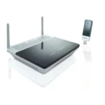 Philips CKA7740N/00 wireless router Single-band (2.4 GHz) Black, Grey